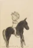 Sandra Vásquez de la Horra, Mas vale burro chico que chico burro, 2011, Bleistift auf Papier und Wachs