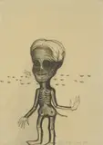 Sandra Vásquez de la Horra, Padre Tortuga, 2011, Bleistift auf Papier und Wachs