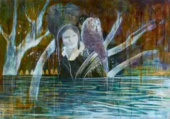 Miriam Vlaming, "Gezeiten", 2005, Eitempera auf Leinwand