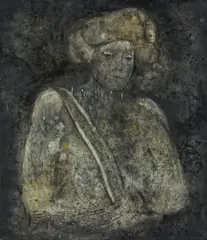 "Queen" by Miriam Vlaming, 2008, Eitempera auf Leinwand, sold May 2020