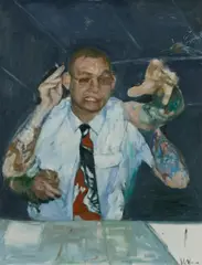 Herbert Volkmann, Clemens, 2008, Öl auf Leinwand