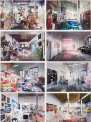 Uwe Walter, Atelierserie, 2009, C-Print