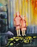 Steffi Weigel, Drachengasse, 2010, Mischtechnik auf Leinwand