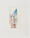 Christian Weihrauch, "Messer", 2007, Buntstift auf Papier