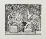 Matthias Weischer, Ohne Titel, 2008, Kohle auf Papier