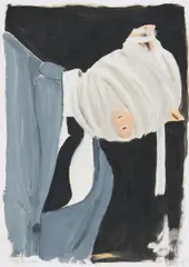 Lars Bjerre, "Longing for a view", 2009, Öl auf Papier