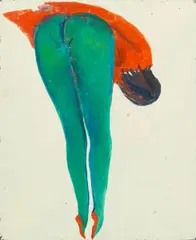 "Die Verachtung" by Christoph Blawert, 2010, Öl auf Platte, sold Mar 2021
