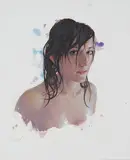 Katia Bourdarel, "Marlene-Naade", 2008, Öl auf Leinwand