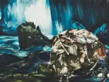 Alkis Boutlis, White Night, 2011, Gouache auf Papier