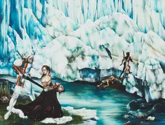 Alkis Boutlis, Ohne Titel, 2012, Gouache auf Papier