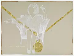 Birgit Brenner, "Du kannst jetzt gehen.", 2010, Acryl auf Pappe