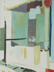 Jessica Buhlmann, Vitrine, 2006, Öl auf Leinwand