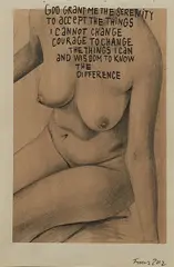 Franz Burkhardt, Living Sober, 2012, Bleistift und Tusche auf Papier