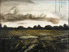 Franz Burkhardt, Himmel und Ääd, 2012, Chinatusche auf Papier