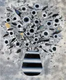 Christian Achenbach, "Polenmarkt 3", 2009, Mischtechnik auf Leinwand