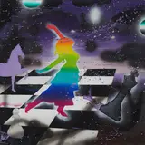 Christian Achenbach, "Starlight express", 2009, Mischtechnik auf Leinwand