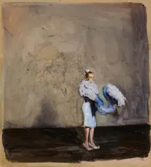 Manuele Cerutti, Presa dal vivo (Live Cast), 2010-2012, Öl auf Leinwand