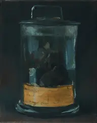 Manuele Cerutti, "Hidden in the details", 2010, Öl auf Leinwand