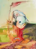 Carlos De los Ríos, Ohne Titel, 2009, Öl auf Leinwand
