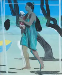 Ohne Titel by Marc Desgrandchamps, 2011/12, Öl auf Leinwand, sold Oct 2019