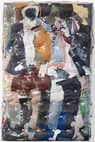 Birgit Dieker, Hide and Seek, 1999, PVC-Folie, Kleidungsstücke, Knöpfe, Ösen, Seil, Reißverschluss