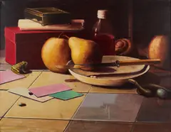 Jan Dörre, Dänisches Stilleben, 2006, Öl auf Leinwand