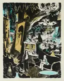 Tilo Baumgartel, "Arsenal", 2013, Farblithographie auf Papier