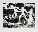 Tilo Baumgartel, "Elmsturm", 2015, Lithographie auf Papier