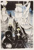 Tilo Baumgartel, "Nansenland", 2015, Farblithographie auf Papier