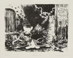 "Bakbuk" by Tilo Baumgartel, 2013, Lithographie auf Bütten, sold Mar 2021