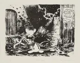 Tilo Baumgartel, "Bakbuk", 2013, Lithographie auf Bütten