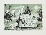 Tilo Baumgartel, Ohne Titel, 2016, Farblithografie auf leichtem Karton