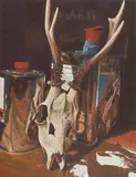 Sten Gutglück, "Calna IIV 2014", 2014, Eitempera auf Leinwand