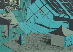 Tilo Baumgartel, "Post", 2006, Farbserigrafie auf Velin