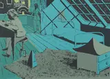 Tilo Baumgartel, "Post", 2006, Farbserigrafie auf Velin