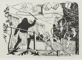 Tilo Baumgartel, Geist, 2006, Lithographie auf Hahnemühle (Wasserzeichen)