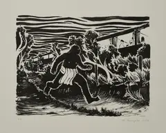 Begleiter by Tilo Baumgartel, 2008, Lithografie auf Bütten, sold Mar 2021