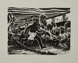 Tilo Baumgartel, Begleiter, 2008, Lithografie auf Bütten
