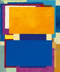 Benjamin Appel, "Den Tisch um die Ecke stellen 8", 2015, Öl auf Leinwand