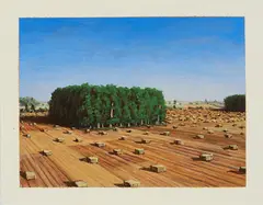 Markus Matthias Krüger, "Quader", 2016, Acryl auf Papier