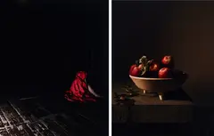 Carina Linge, 2 Werke aus: Theatrum Mundi, Monodram I, 2014, Jeweils C-Print