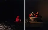 Carina Linge, 2 Werke aus: Theatrum Mundi, Monodram I, 2014, Jeweils C-Print