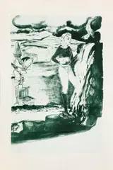 "Manna" by Rosa Loy, 2011, Lithografie auf Hahnemühle (Wasserzeichen), sold Oct 2019