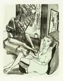 Rosa Loy, "Kirschen", 2016, Farblithografie auf Hahnemühle (Wasserzeichen)