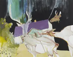Bettina Marx, "Herde", 2007, Acryl auf Leinwand