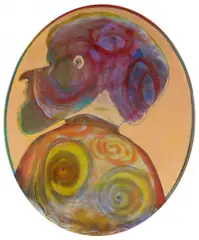 Distant Ancestry IV by Ryan Mosley, 2012, Öl auf Leinwand, sold Oct 2019