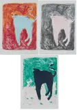 Fritz Can Poppenberg, Nach Bonnard: Miau!, 2015, Farblithografie auf Papier