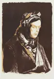 Neo Rauch, "Nachtjäger", 2012, Farbkreide- und Tuschelithografie auf Hahnemühle Alt Worms