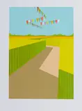 David Schnell, Raps, 2002, Farbserigrafie auf leichtem Karton