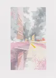 David Schnell, Mikado, 2007, Farbserigrafie auf ARCHES 88 FRANCE (Wasserzeichen)